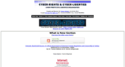 Desktop Screenshot of cyber-rights.org