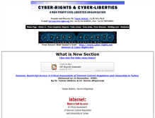 Tablet Screenshot of cyber-rights.org